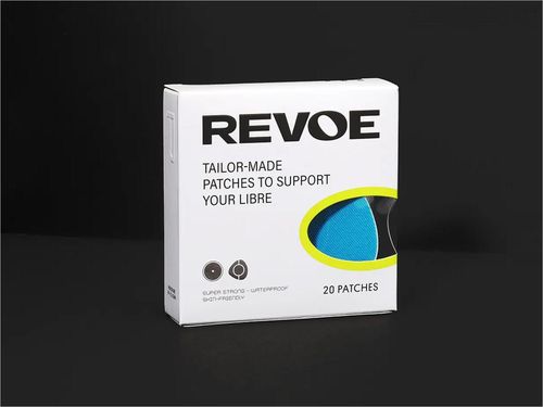 revoe糖尿病贴片医疗器械logo与包装设计欣赏